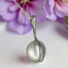 Broome Mabe Blister Pearl Silver 925 CZ Pendant