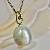 Large Broome Circle 9ct Gold Pendant