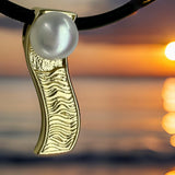 Gantheaume Point Staircase to the Moon Pearl Pendant