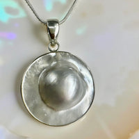 Pinctada Maxima Mabe Pearl Silver Pendant