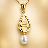 Bayview Staircase to the Moon Pearl Pendant