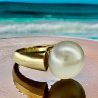 9ct Gold Broome Large Pearl Ring