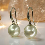 Champagne South Sea Pearl Hook Earrings