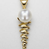 Cultured Broome Pearl 9ct Gold Staircase Big Moon Rising Large