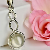 Mabe Pearl Infinity Sterling Silver Pendant