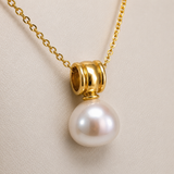 Broome Pearl Triangle Pearl 9ct Gold Pendant