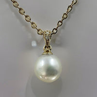 Broome Pearl Mini Pearl Diamond Pendant