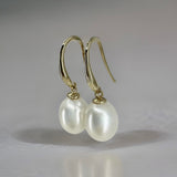 Cultured Freshwater Pearl Earrings 9ct Yellow Gold