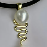 Monsoonal Staircase to the Moon Pearl Pendant