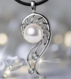 Freshwater Pearl Mangrove Cubic Zirconia Silver 925 Pendant