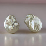 Cultured Freshwater Keshi Stud Earrings >> Ready for Xmas!