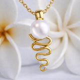 Broome Pearl Monsoonal Staircase Gold Pendant
