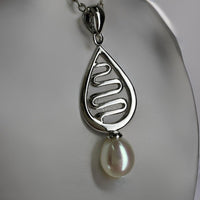 Bay View Staircase to the Moon Freshwater Pearl Silver Pendant