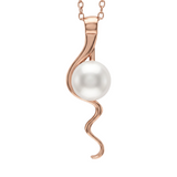Broome Pearl Mitchell Falls Staircase Pendant 9ct Gold