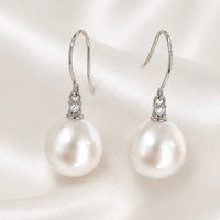 Flawless Broome Pearl 18ct White Gold Diamond Earrings