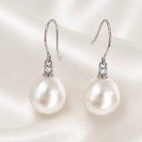 Flawless Broome Pearl 18ct White Gold Diamond Earrings