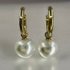 9ct Broome Pearl Huggies Earrings