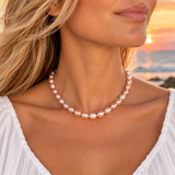 Cultured Freshwater Pink Pearl Strand