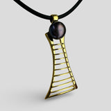 James Price Point Staircase to the Moon Black Pearl Pendant