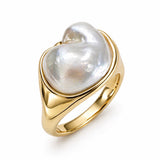 Spectacular Broome Keshi 9ct Gold Ring