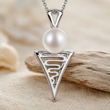 Roebuck Bay Staircase to the Moon Freshwater Pearl Silver Pendant