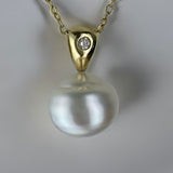 Broome Circle Pearl Kimberley Diamond Pendant