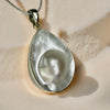 Pinctada Mabe Pearl Silver Pendant