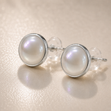 Mother of Pearl Pinctada Stud Earrings