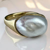 Stunning Broome Keshi 9ct Solid Gold Ring
