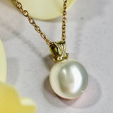 Broome Pearl Scroll 9ct Pendant