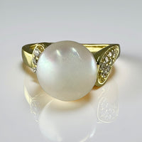 Freshwater Pearl Zirconia Fancy Ring