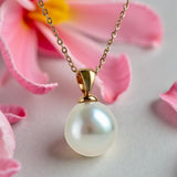 Broome Oval Drop 9ct Rose Gold Pendant