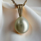 9ct Rose Gold Broome Oval Pearl Pendant