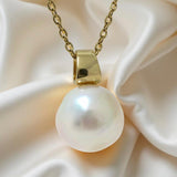 Broome Pearl Drop 9ct Gold Pendant