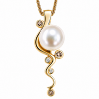 18ct Gold Mitchell Falls and Kimberley Diamond Pendant