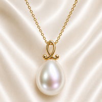 Flawless Broome Pearl Drop 18ct Pendant