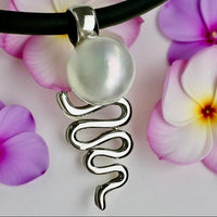 Monsoonal Staircase To The Moon Silver Pendant