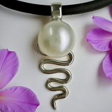 Monsoonal Staircase To The Moon Silver Pendant