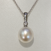   Broome Pearl Sterling Silver Cubic Zirconia Enhancer