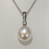   Broome Pearl Sterling Silver Cubic Zirconia Enhancer