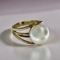 9ct Broome Pearl Ring 