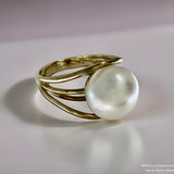 9ct Broome Pearl Ring "Big Tide Times"