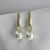 Broome Round Pearls 18ct Diamond Earrings