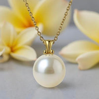 Broome Pearl Scroll 9ct Pendant