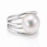 Sterling Silver Broome Pearl Ring "Big Tide Times"