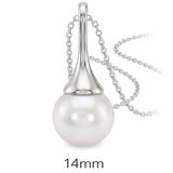Broome Pearl 9ct White Gold Trumpet Pendant