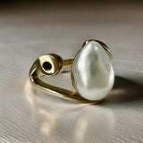 Broome Keshi Pearl 9ct Ring