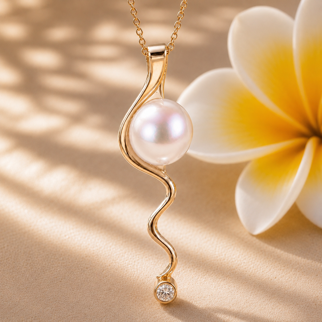 Mitchell Falls 9ct Gold Kimberley Diamond Pendant