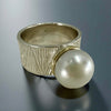 Broome Pearl Ocean Low Tide Ring (New Narrow Band )