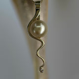 Golden South Sea Pearl Mitchell Falls pendant